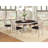 Arch Weathered Oak Dining Chair  2 Chairs  - Casual Hardwood With Back And Intricate Design, White Distressed Style Of 2 Chairs Elegant Contoured Seat Detail, Appearance