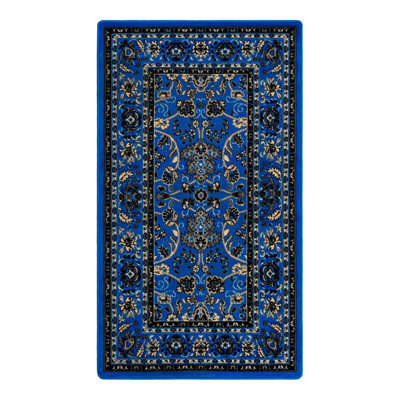 Tapis bleu vif Hanan