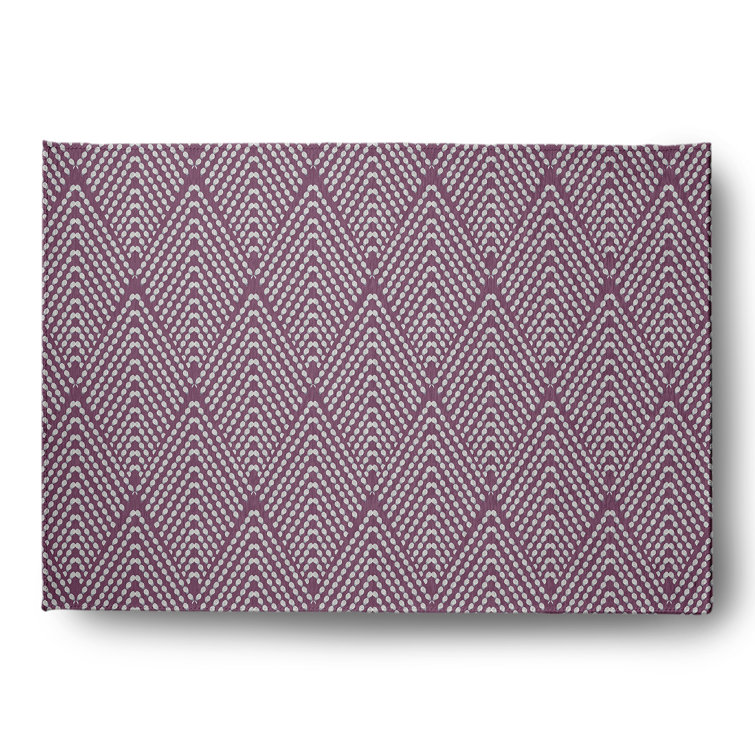 Chenille Geometric Indoor Rug