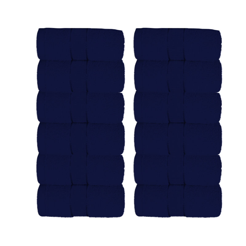 100% Cotton Washcloth, Navy