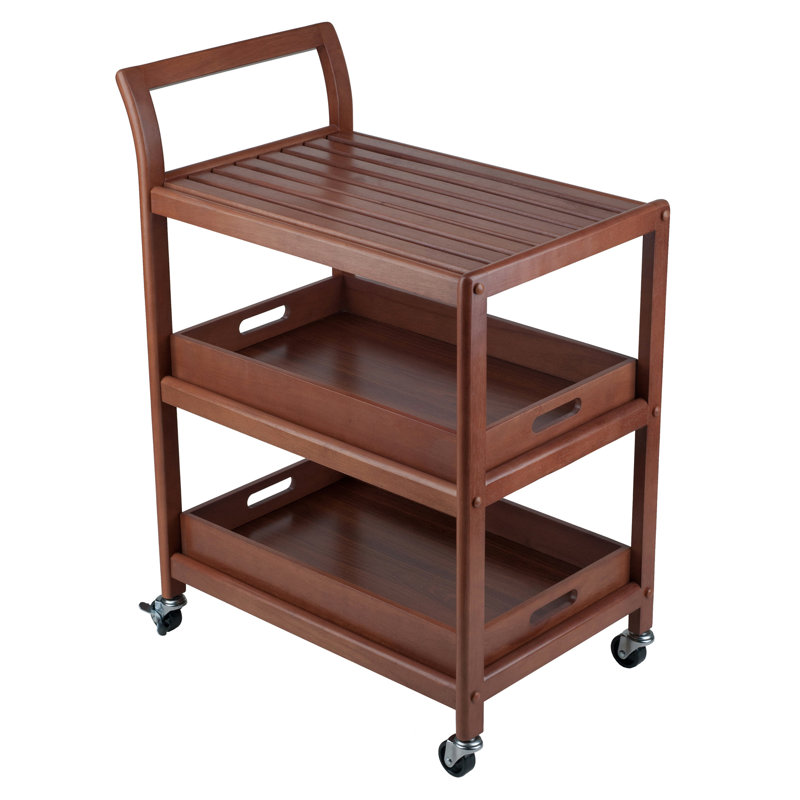 Albert 33.27'' H x 24.8'' W Utility Cart with Wheels