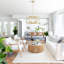 Lustre style lanterne carrée / rectangulaire à 6 lumières style bougie de style campagnard-1425809056-1437606496