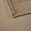 Grand drap 4 pièces taupe - 100% ultra doux et ajusté 2 taies d'oreiller brossées des deux côtés Velours lavable à la machine