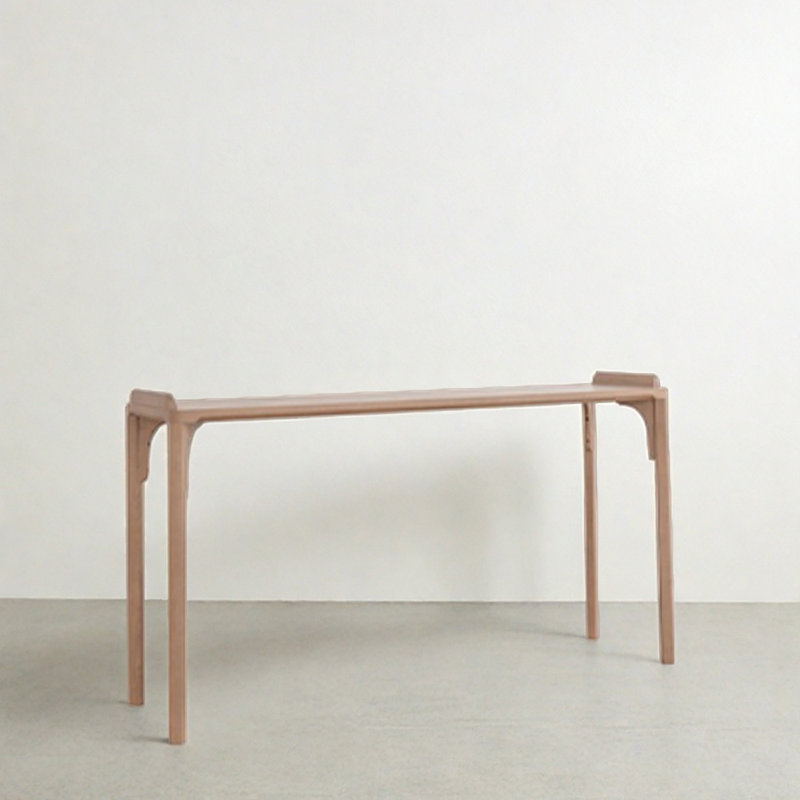 New Chinese Style Solid Wood Console Table, Wheat