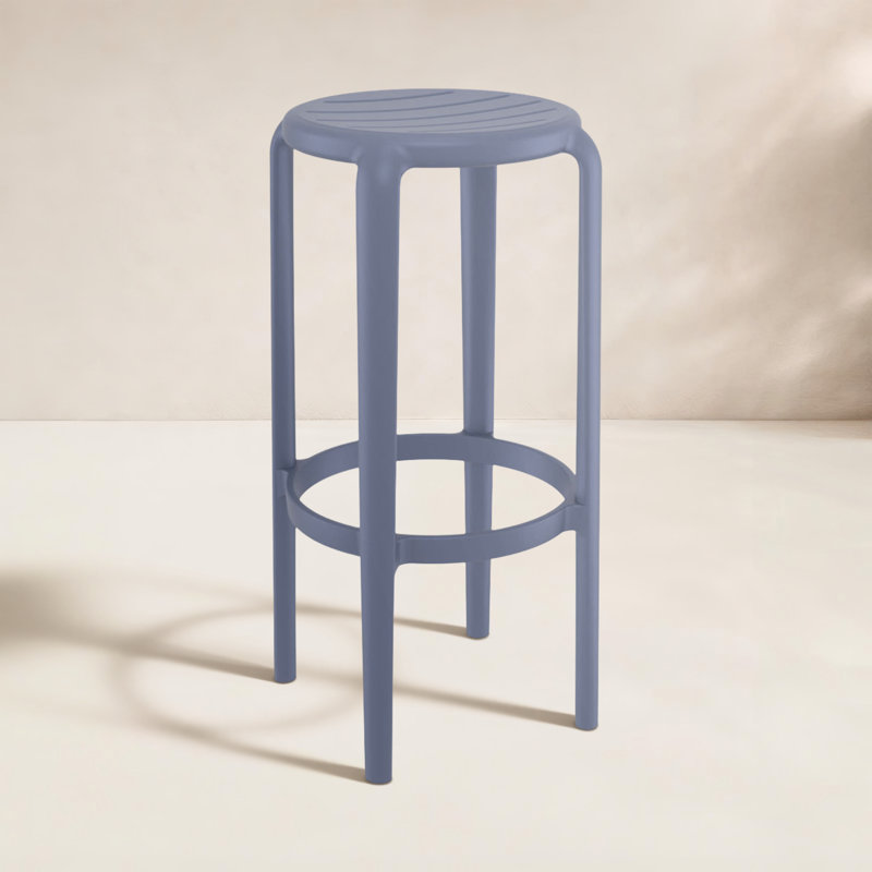 Tabouret de bar Awan, Gris foncé, Très grand (siège d'une hauteur de 29,75 po)