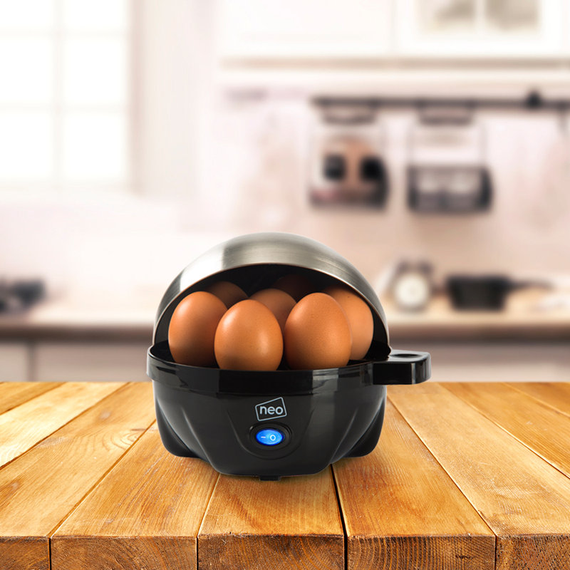 Stainless Steel Egg Poacher, Black