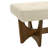 Upholstered Button Tufted Bench with Solid Wood Legs-63227248