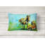 Coussin intérieur/extérieur rectangulaire cheval