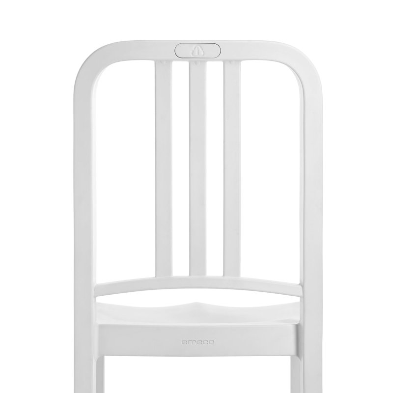 111 Navy® Stool by Coca-Cola, Counter Stool (25" Seat Height), Snow White