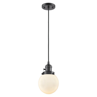 Luminaire suspendu sphère 1 lumière Lorri