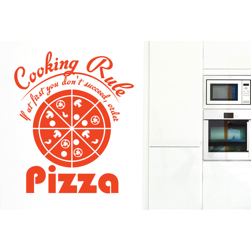 Food & Beverage Wall Decal, Orange