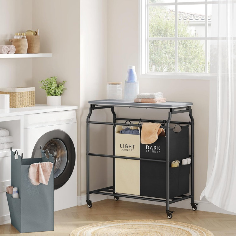 Metal Laundry Cart