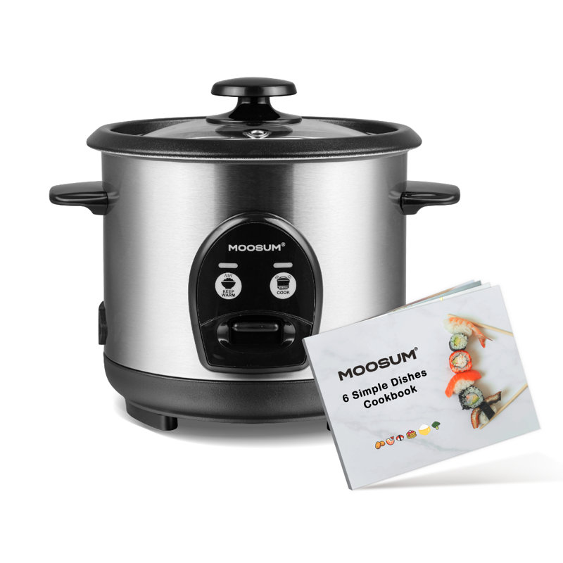 Rice Cooker 3 Cup, Silver