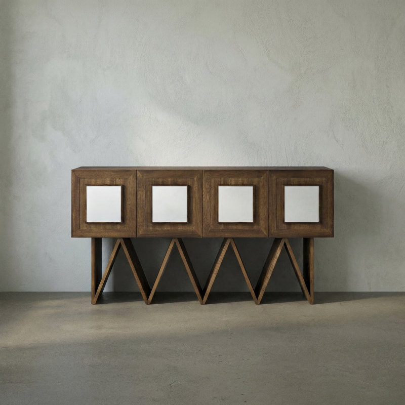 Jean-Michel 60'' W Solid Wood Sideboard