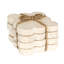 Tuscan Elegance Travertine Coaster Set