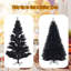 Arbre de Noël noir en épinette artificielle-1302914673