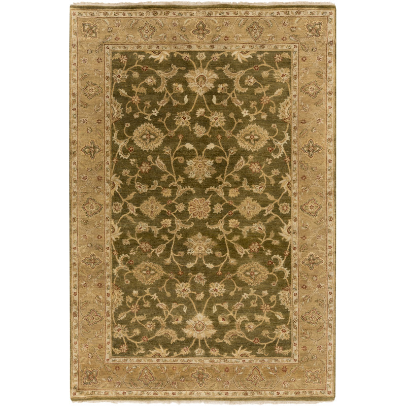 Duretta Wool Oriental Indoor Rug, 6' x 9'