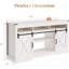Meuble télé 58 po pour ferme 65 po avec portes de grange coulissantes et rangement 58 po-1597087619