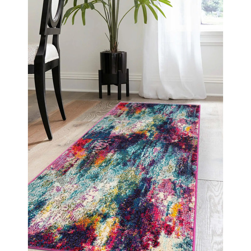 Quinlin Abstract Indoor Rug, Runner 2'2" x 6'7"