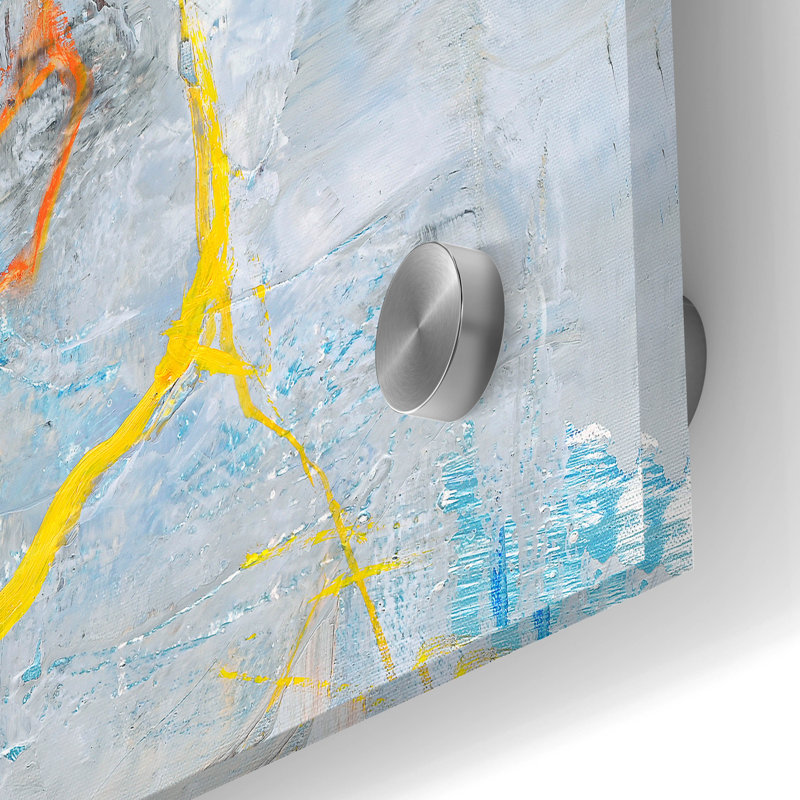 Art mural en verre Wrought Studio «Free Form» par Incado, H 36 po x l 24 po x P 0,2 po