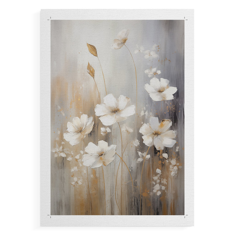 FLORAL Series CCCCXXI - Impression sur toile seulement - NON-CADRE, H 60 po x l 40 po