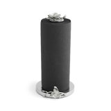 White Orchid Standing Paper Towel Holder