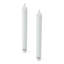 Set of 2 Realistic LED Flame Technology Wax Taper with Blow Out Feature, 10 Inch