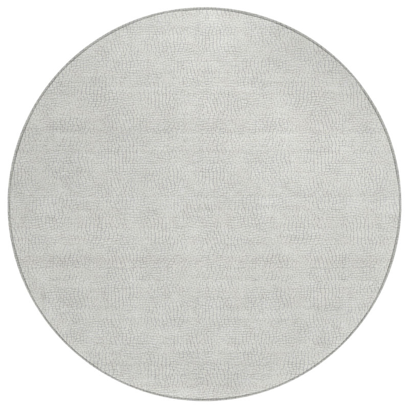 Eleya Gray Washable Indoor-Outdoor Rug - , 2'3" x 7'6"