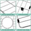 Grille en acier inoxydable et protecteurs pour évier simple avec drain arrière KDK-101319289