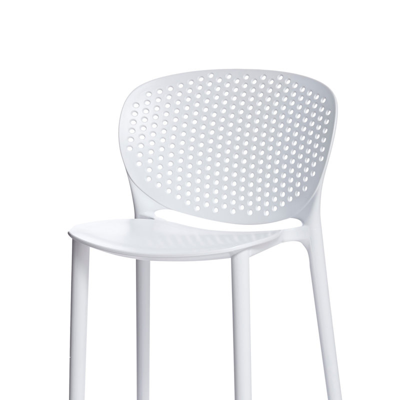 Anferny Counter Stool, White, Bar Stool (30" Seat Height)