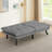 Merrium Twin 70.9'' Velvet Convertible Sofa-246791052