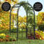 Tonnelle de jardin en fer avec barrière Montebello, vert forêt-67115943