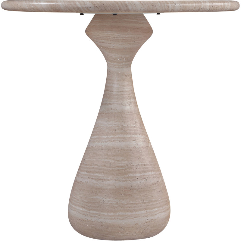 Table de hauteur comptoir Sano Caja, H 36 po x l 36 po x P 36 po, Travertin