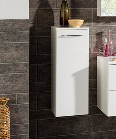 B.Clever Bathroom Cabinet, White