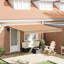 Ebern Designs Polyester Cover Retractable Patio Awning-946425476-946425494