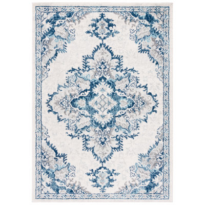 Tapis bleu clair / bleu clair
