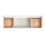 Meuble-lavabo sur pied simple 67 po avec plateau en marbre de Carrare Partham-93068111