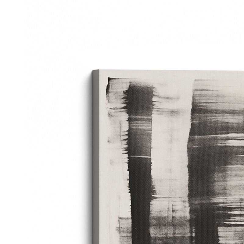 Hazy Shade Whimsy Set of 3 Canvas Prints in a Black Frame, 18" X 12", 18" H x 36" W x 1.25" D, Wrapped Canvas