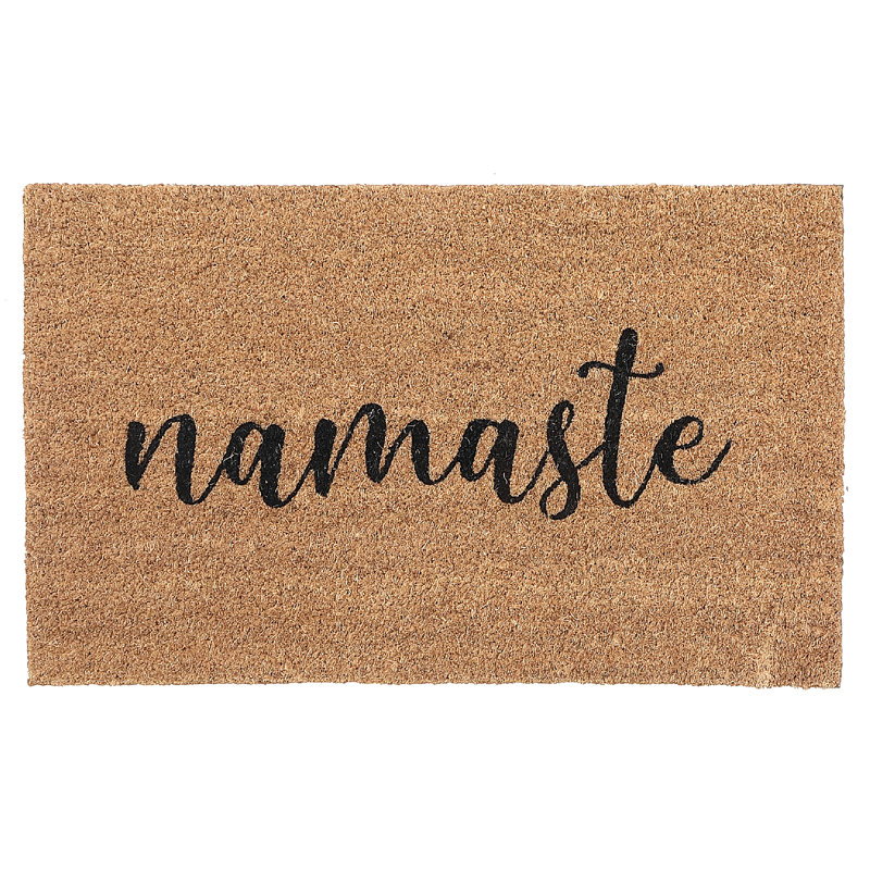 Paillasson intérieur antidérapant Coir (Namaste) 30 po x 18 po
