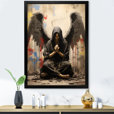 Angel Wings, art rebelle II - art mural Pop Art