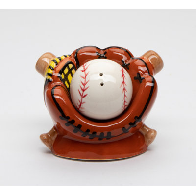 Cosmos Gifts Baseball & Mitt Pepper Shaker