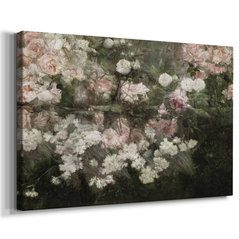 Motif floral rétro-XXI - galerie Cavas, 18 x 27