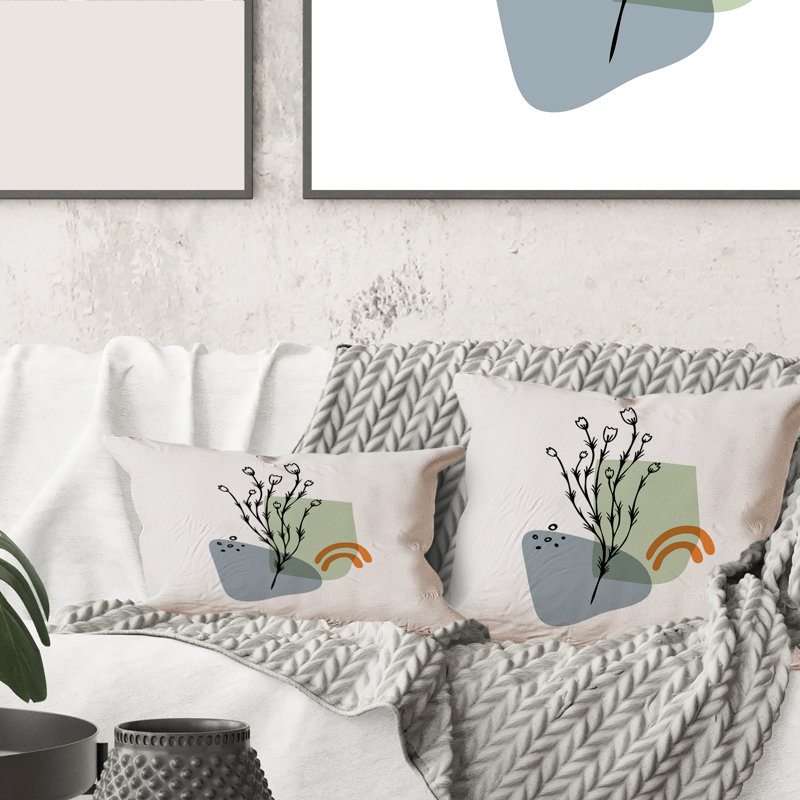 Abstract Throw Pillow