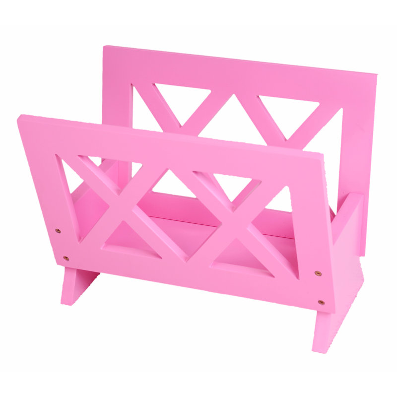 Porte-magazine contemporain, Rose