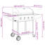 Charlieanne Dakota Fields Single Burner Freestanding Natural Gas 0 BTU BTU Gas Grill with Side Burner