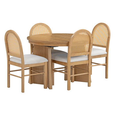 Stutz Oval 58'' L x 42'' W Dining Set -  Red Barrel StudioÂ®, 5A061C6F40924A6E8903E389EB94348A