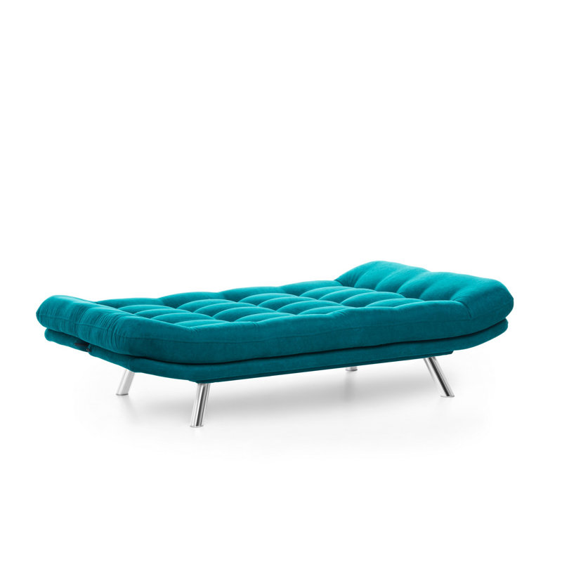Canapé sans accoudoirs 23 po, Velours vert