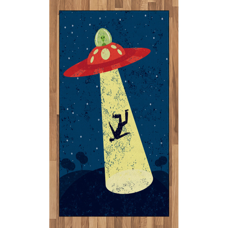 Cartoon High Density Long Fiber Poly Threads Decorative Area Rug Carpet, Rectangle 2'7" x 5'