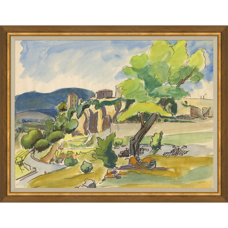 Gordes, Sud de la France - peinture à cadre unique