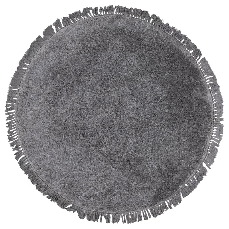 Vermont 575 Hand Tufted Performance Solid Color Rug, Round 5'